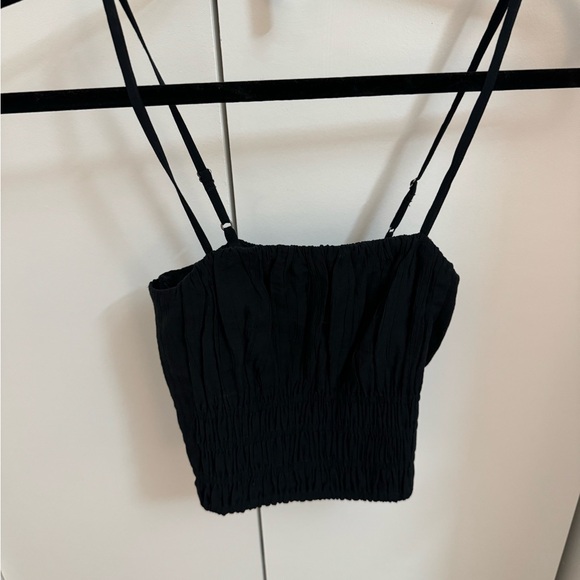 Tops - Black crop tank